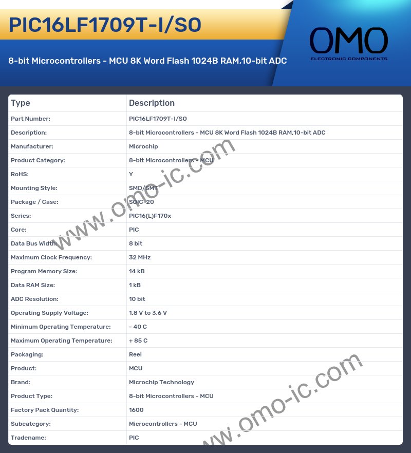 PIC16LF1709T-I/SO