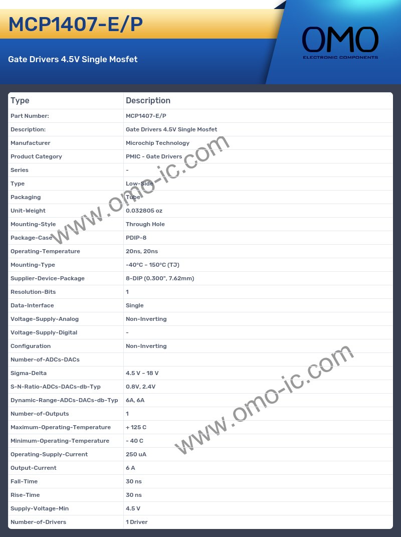 MCP1407-E/P