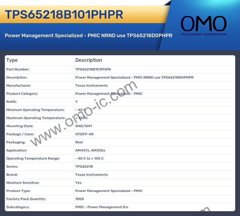 TPS65218B101PHPR
