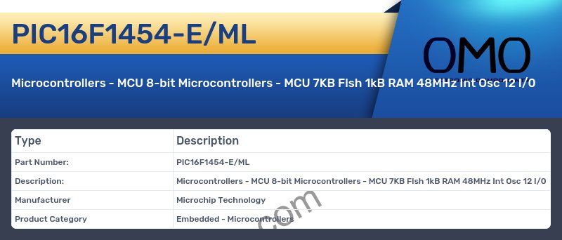 PIC16F1454-E/ML