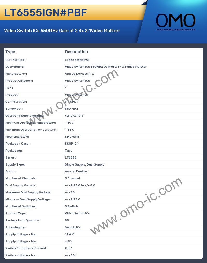 LT6555IGN#PBF