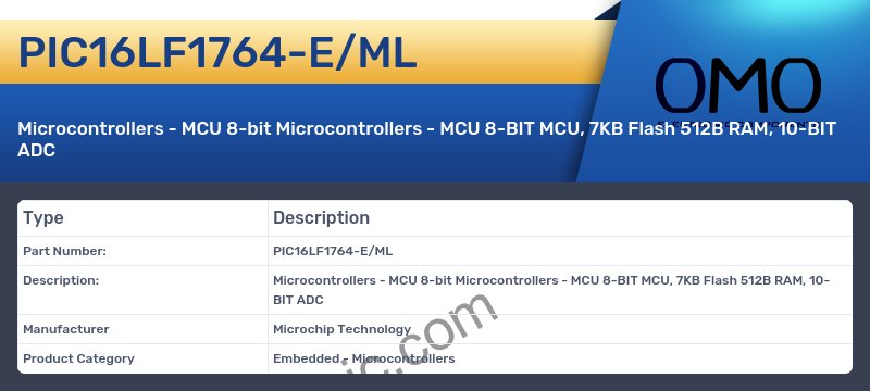 PIC16LF1764-E/ML