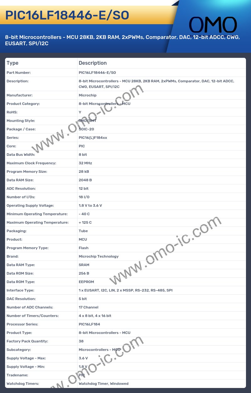 PIC16LF18446-E/SO