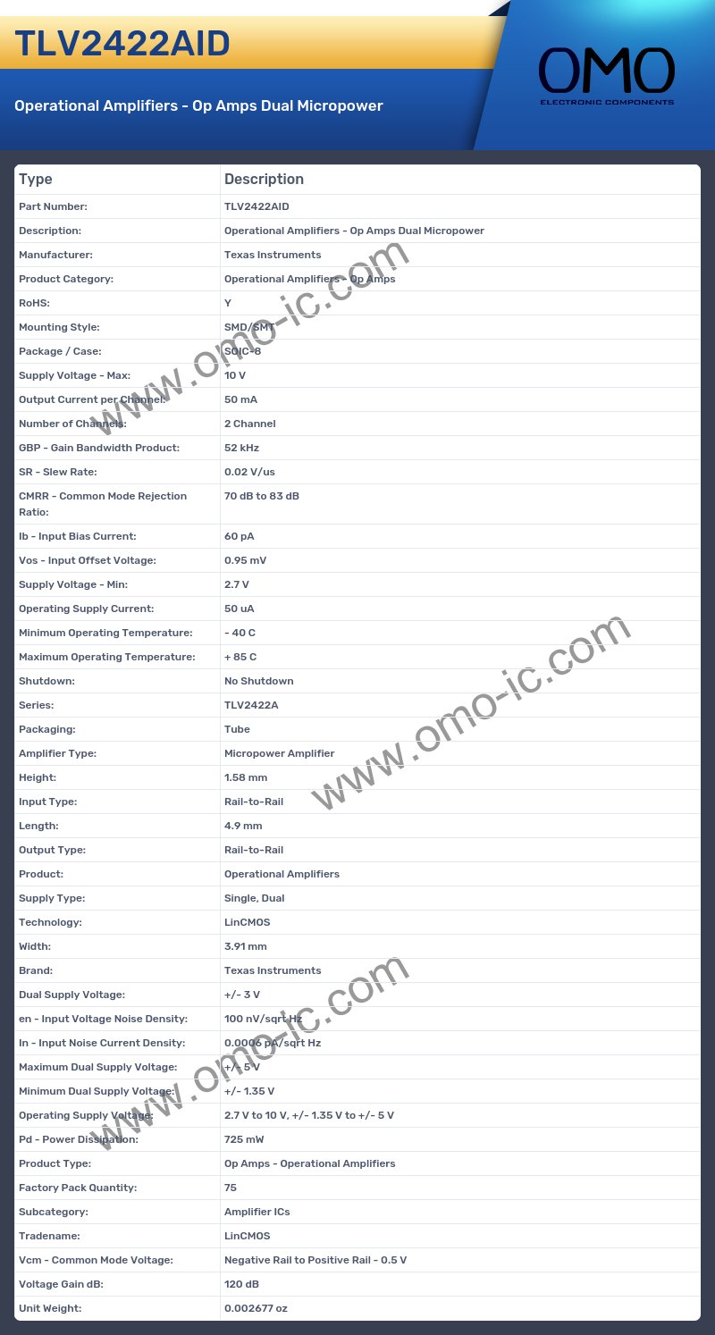 TLV2422AID