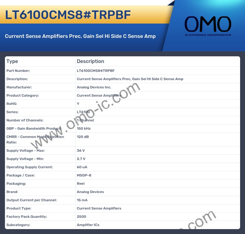 LT6100CMS8#TRPBF
