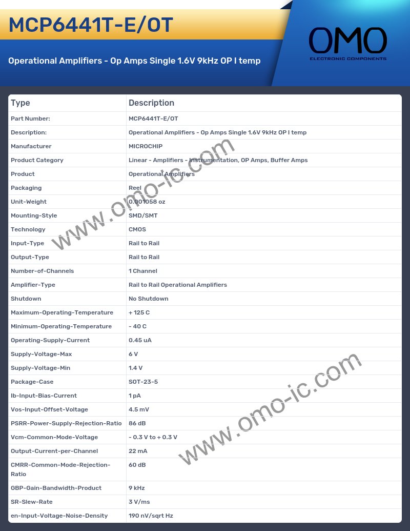 MCP6441T-E/OT