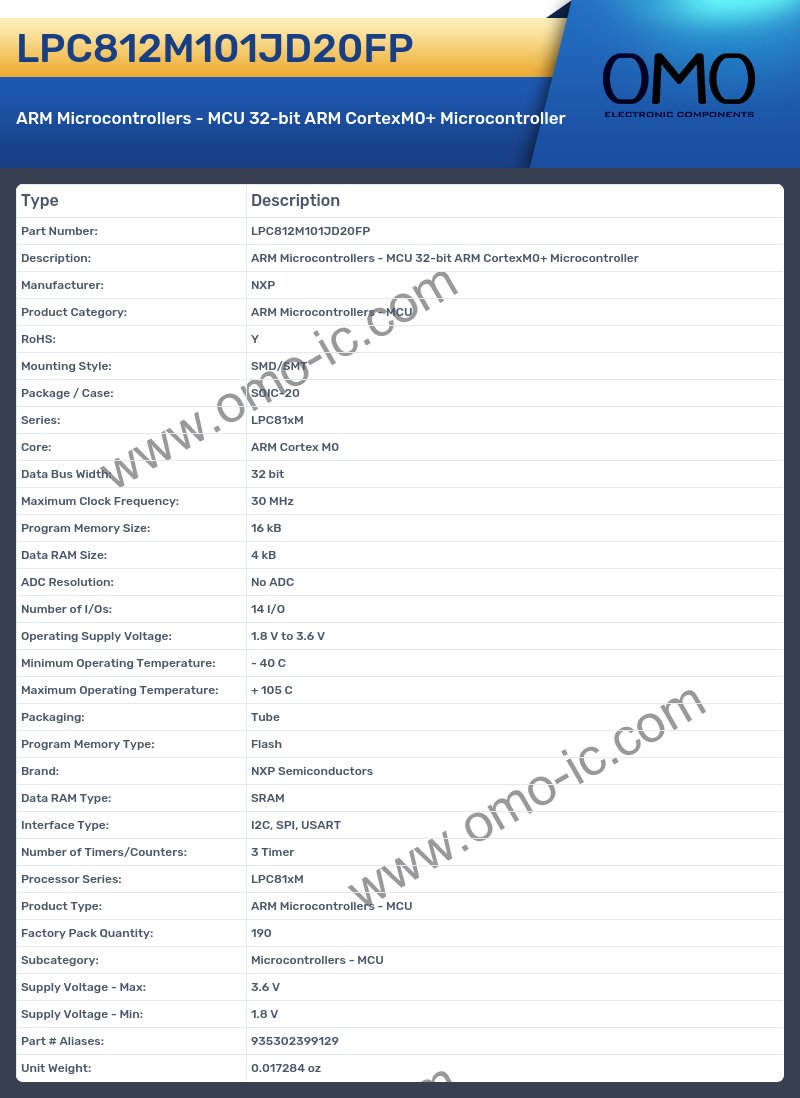 LPC812M101JD20FP