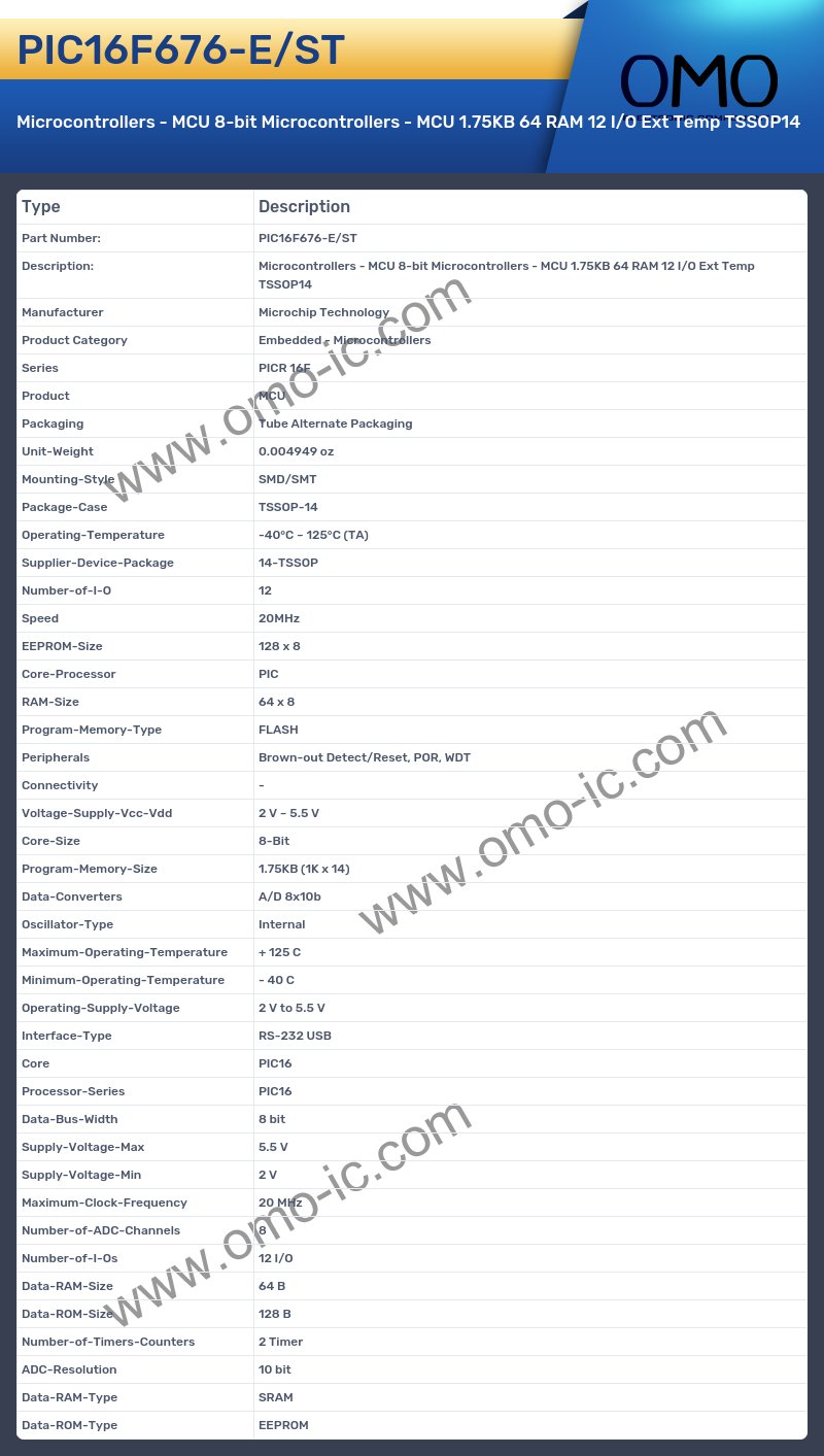 PIC16F676-E/ST