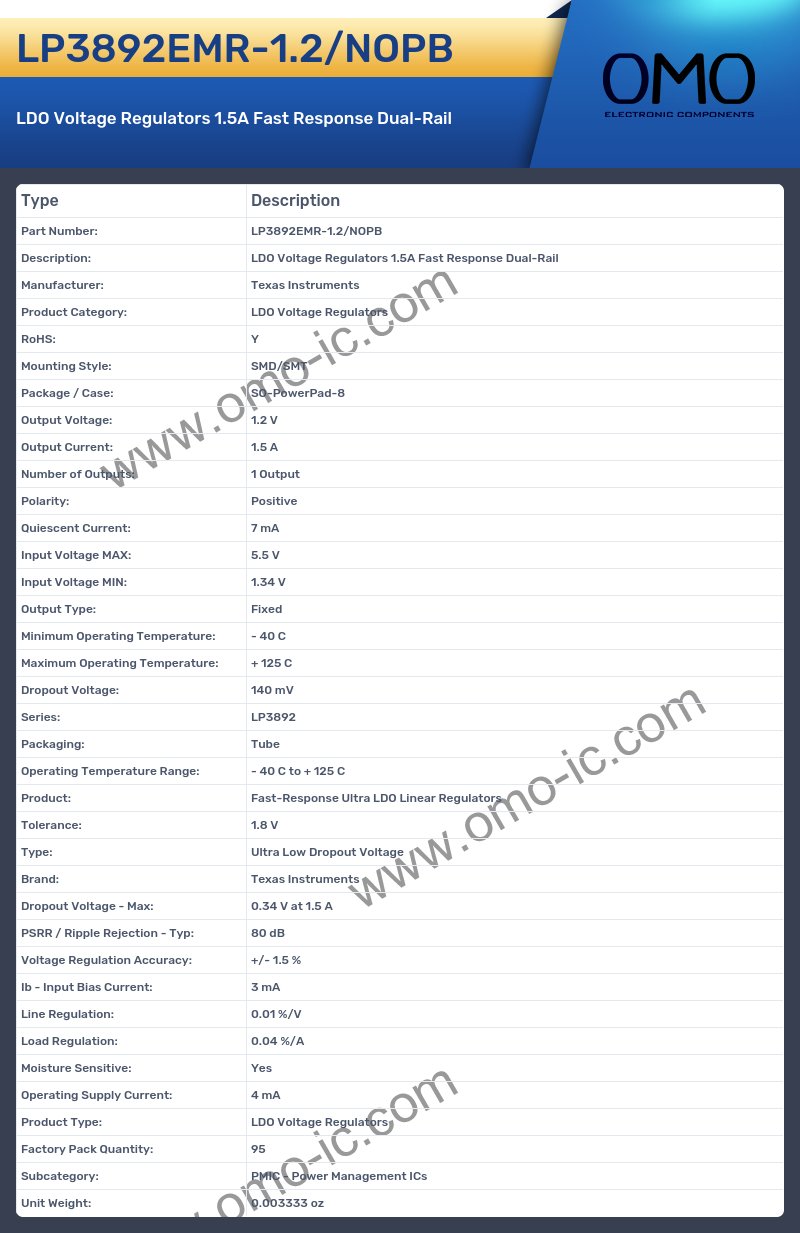 LP3892EMR-1.2/NOPB