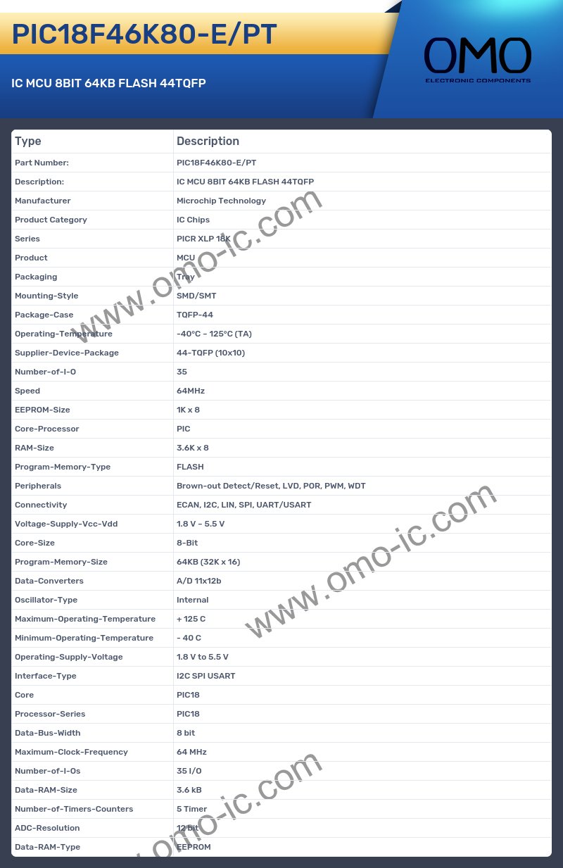PIC18F46K80-E/PT