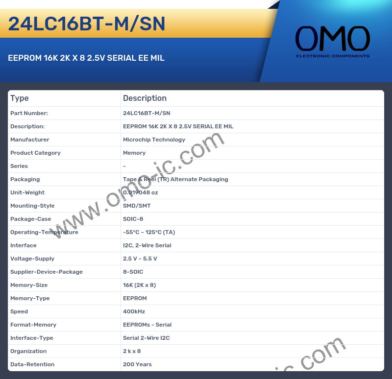 24LC16BT-M/SN