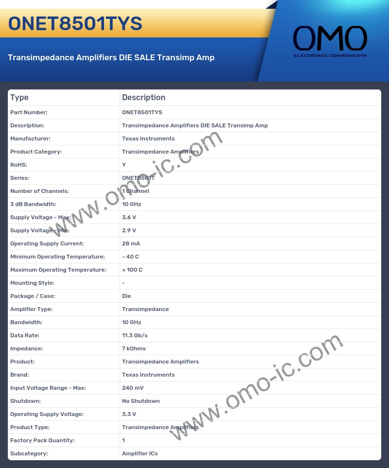 ONET8501TYS