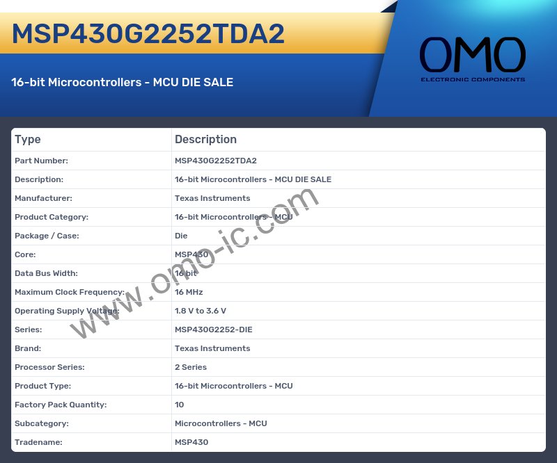 MSP430G2252TDA2