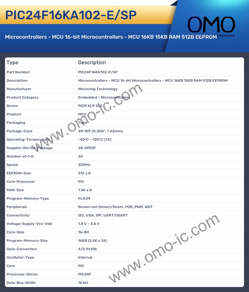 PIC24F16KA102-E/SP