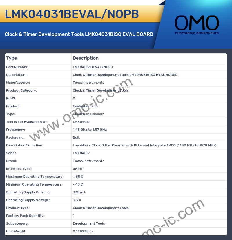 LMK04031BEVAL/NOPB