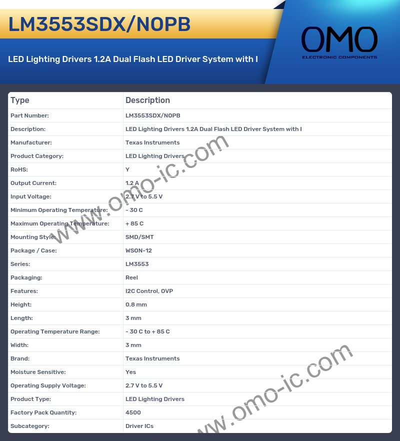 LM3553SDX/NOPB