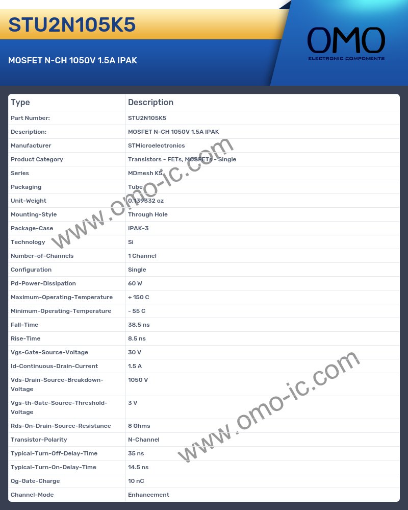 STU2N105K5