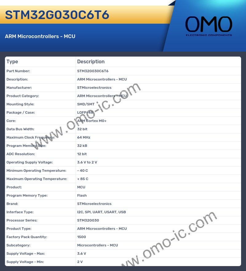 STM32G030C6T6