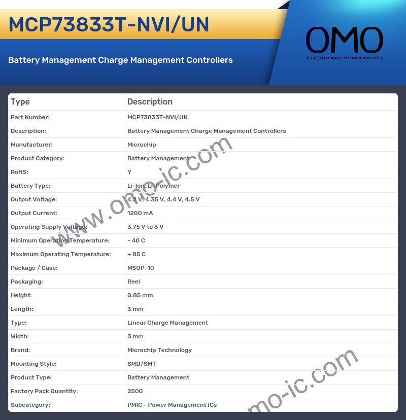 MCP73833T-NVI/UN