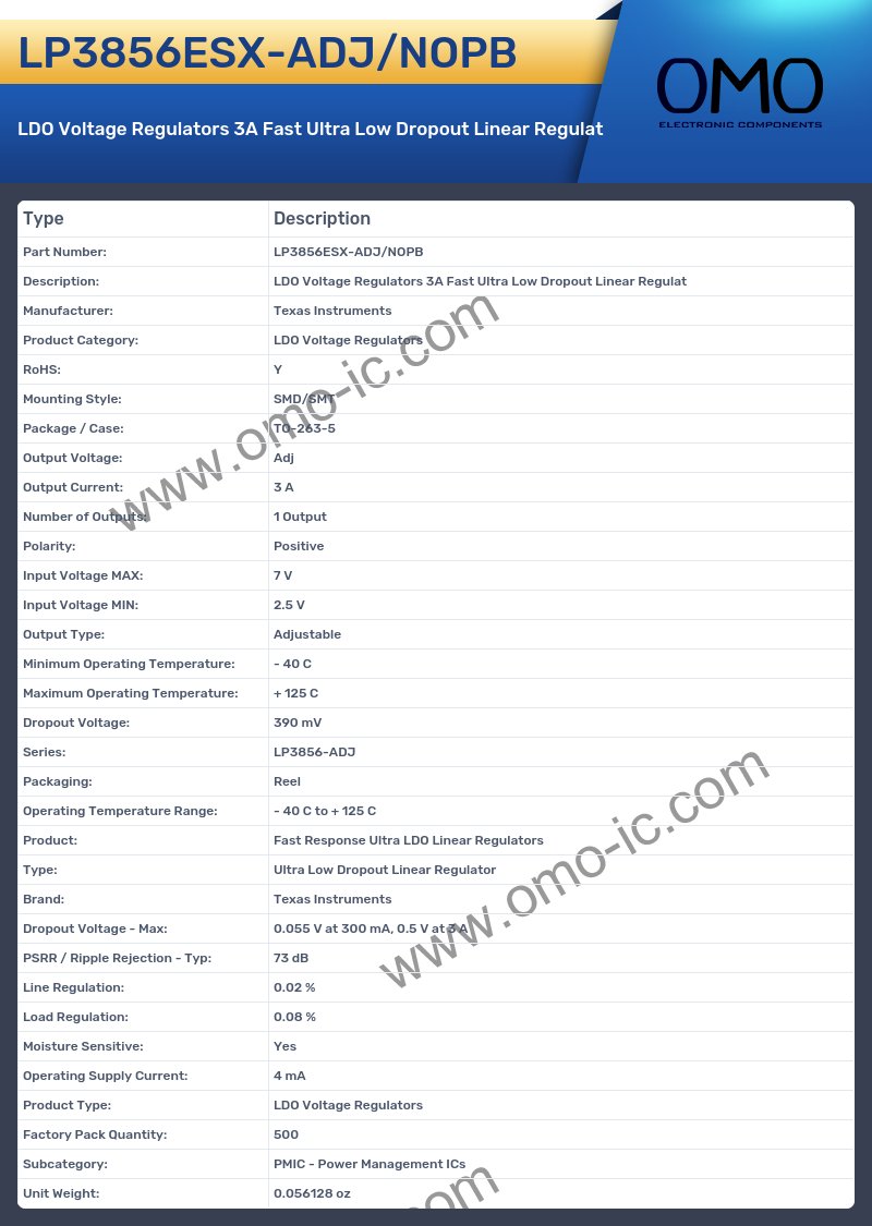 LP3856ESX-ADJ/NOPB