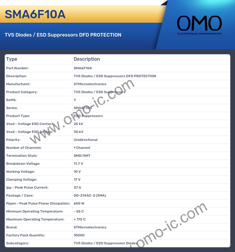 SMA6F10A