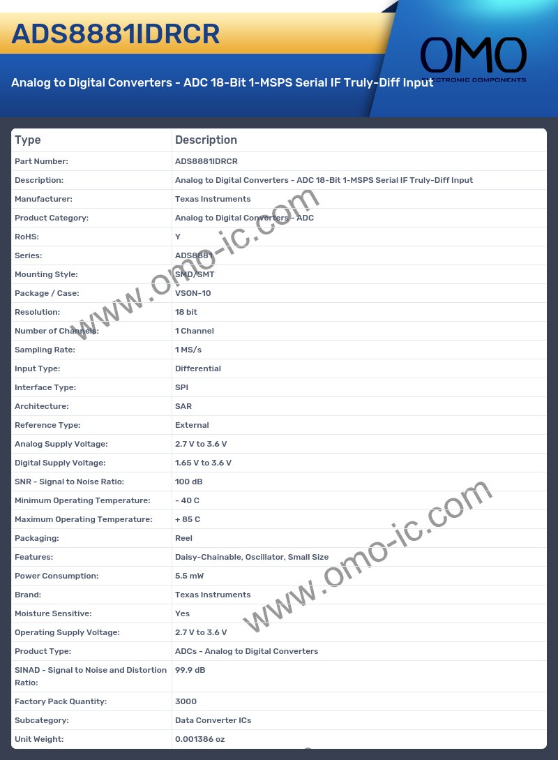 ADS8881IDRCR