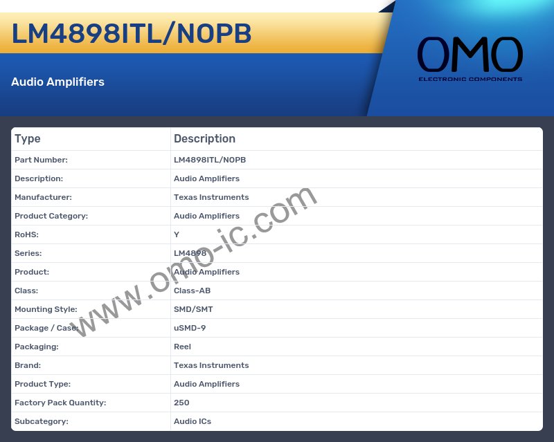 LM4898ITL/NOPB