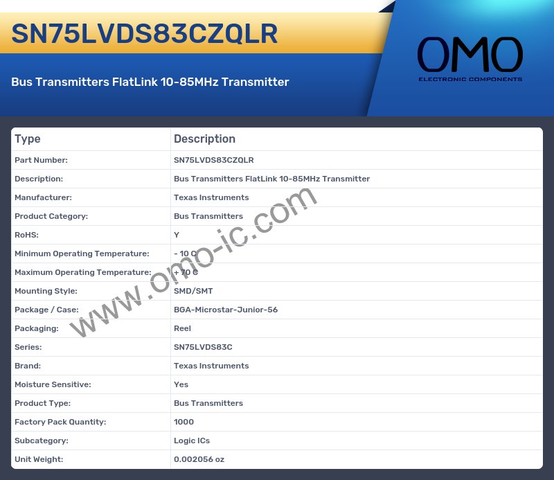 SN75LVDS83CZQLR
