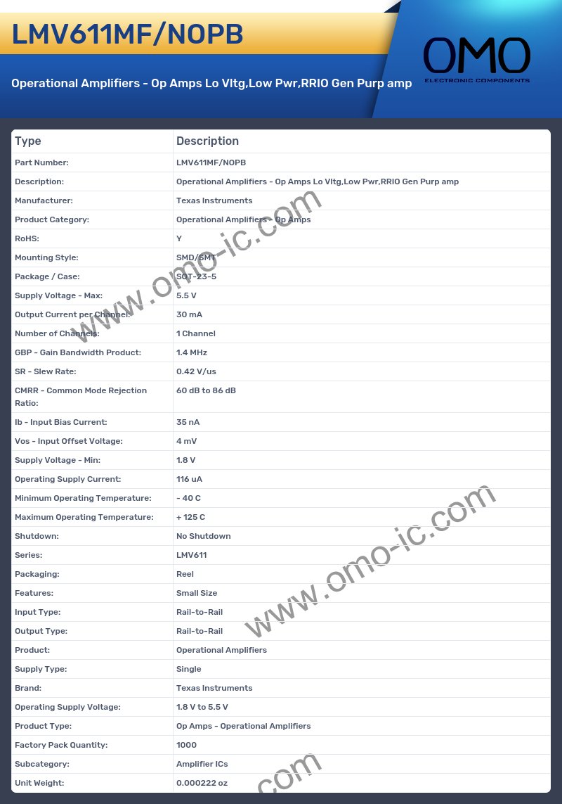 LMV611MF/NOPB