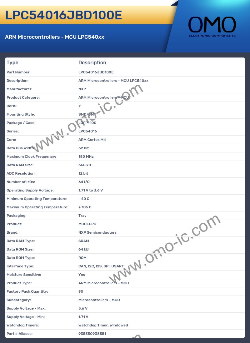 LPC54016JBD100E
