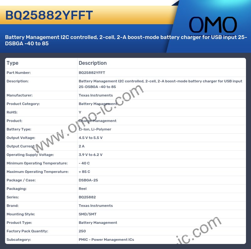 BQ25882YFFT
