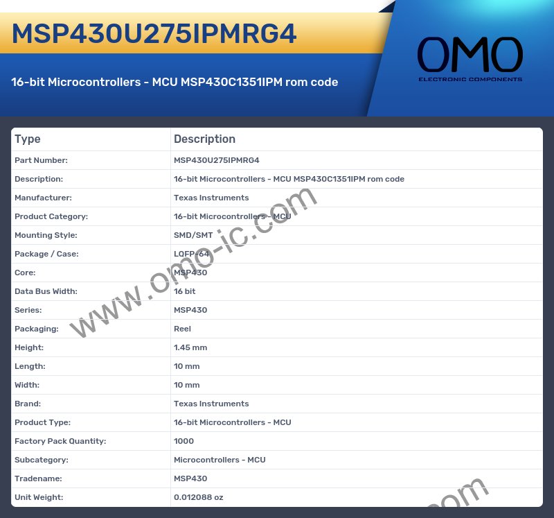MSP430U275IPMRG4