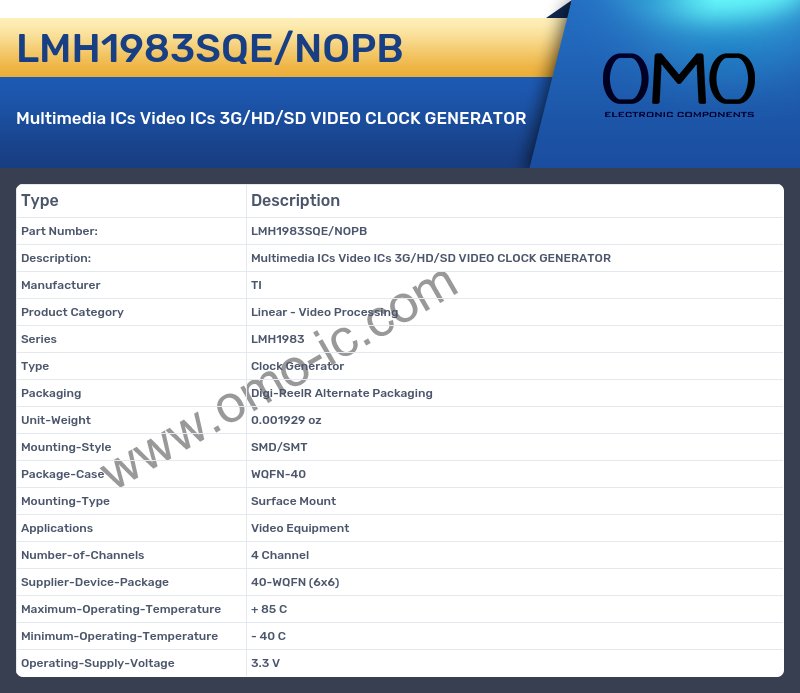 LMH1983SQE/NOPB