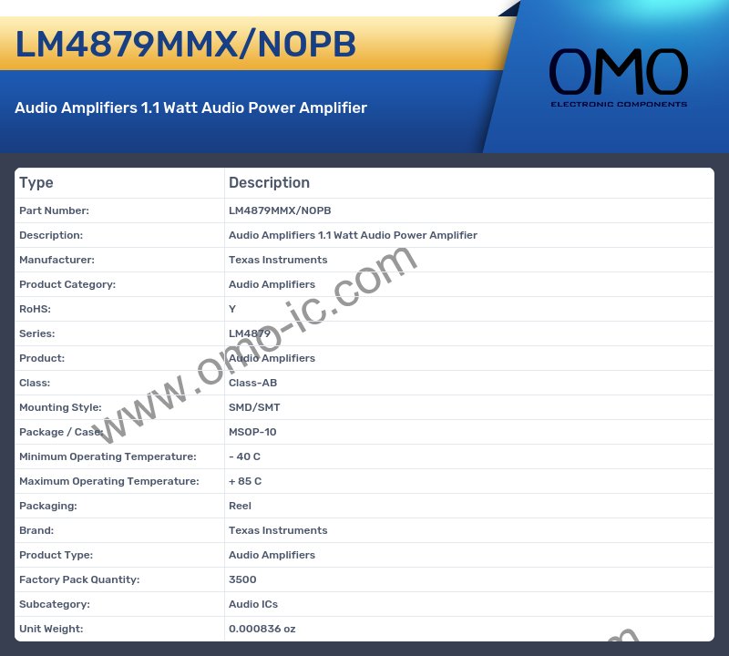 LM4879MMX/NOPB