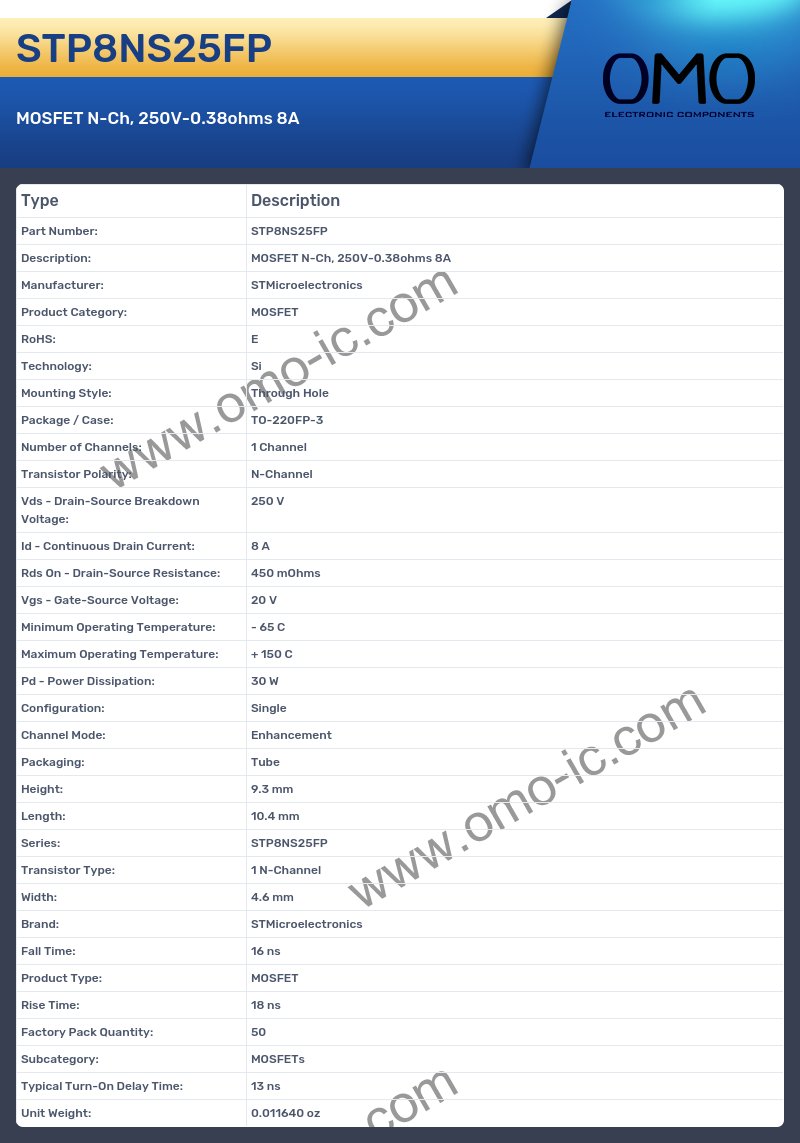 STP8NS25FP