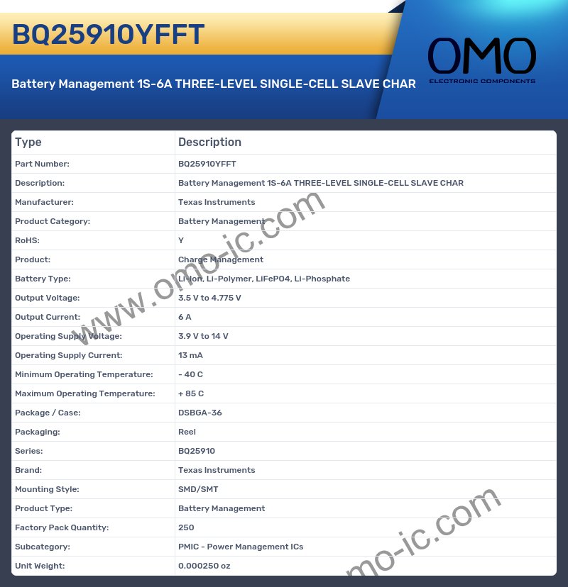 BQ25910YFFT