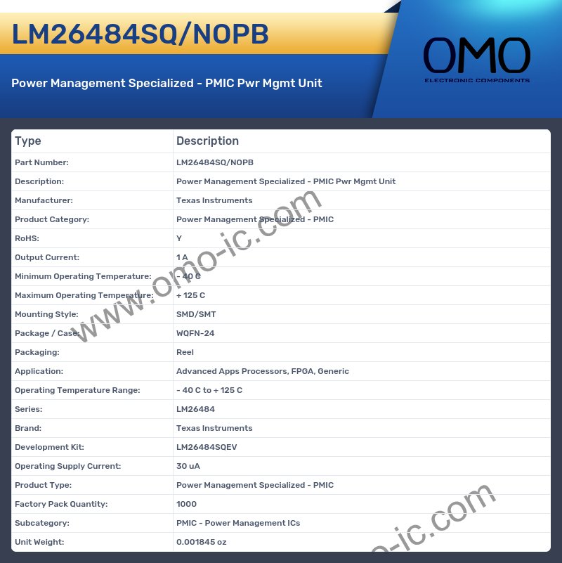 LM26484SQ/NOPB