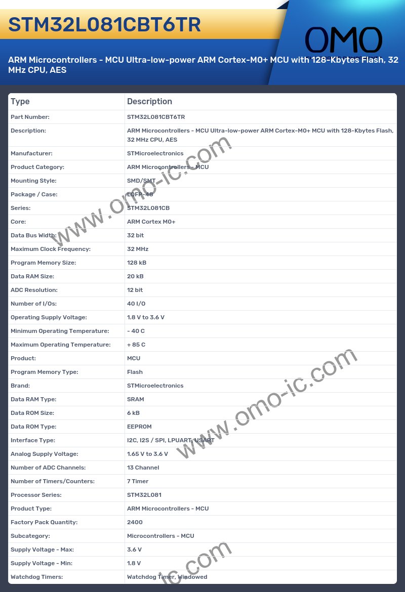 STM32L081CBT6TR