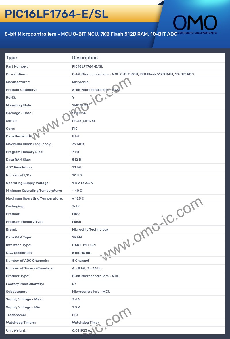 PIC16LF1764-E/SL