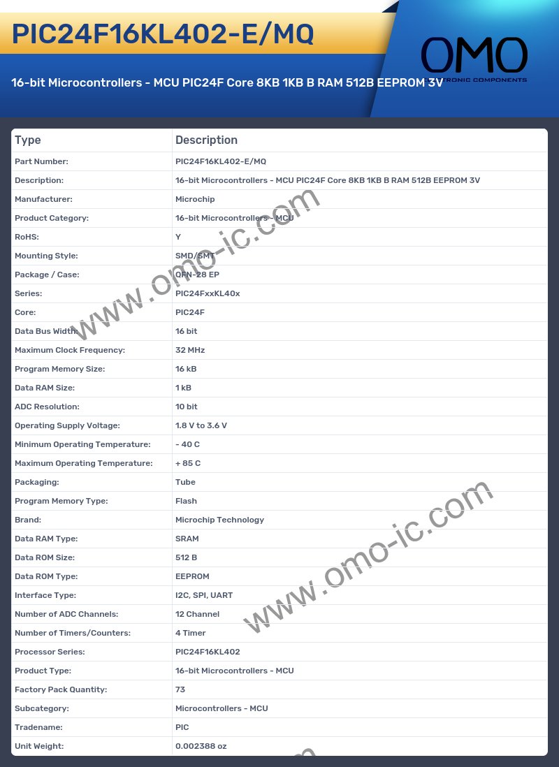 PIC24F16KL402-E/MQ