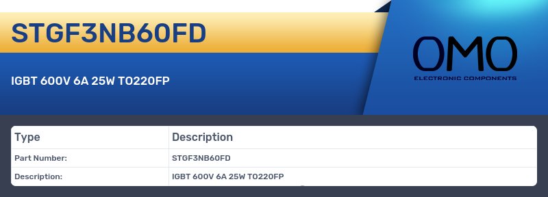 STGF3NB60FD