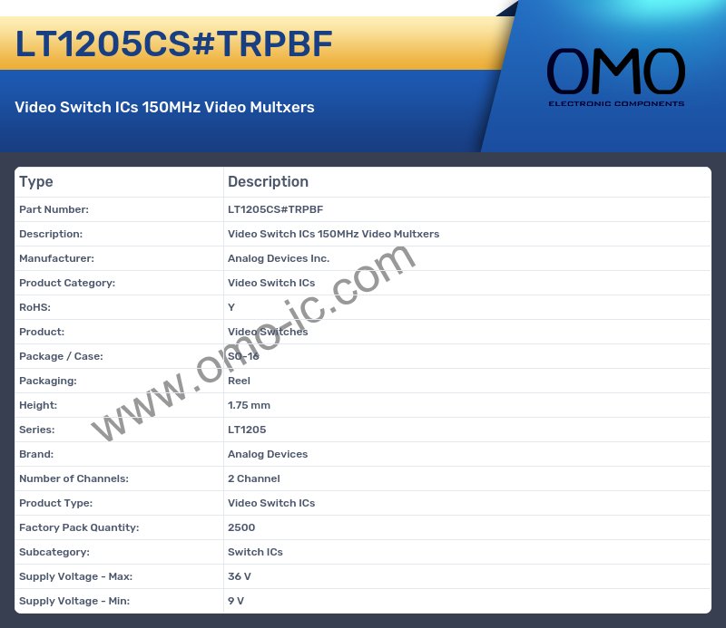 LT1205CS#TRPBF