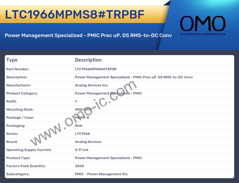 LTC1966MPMS8#TRPBF