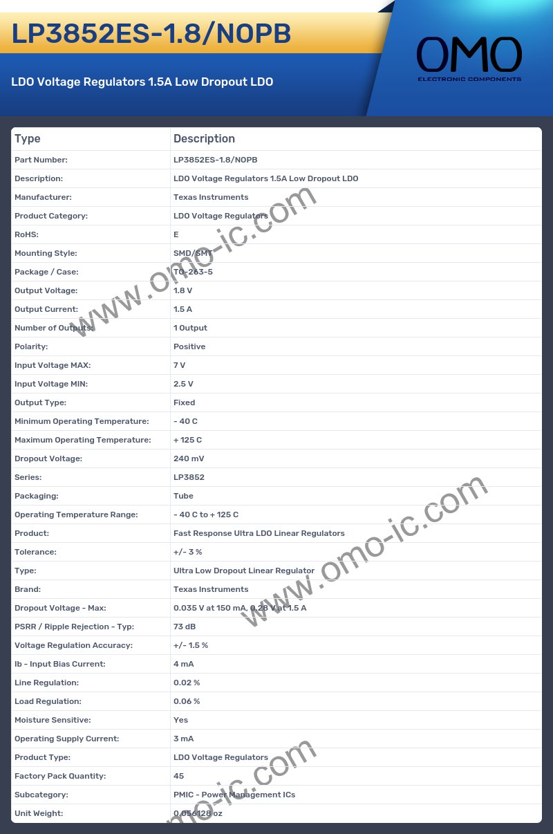 LP3852ES-1.8/NOPB