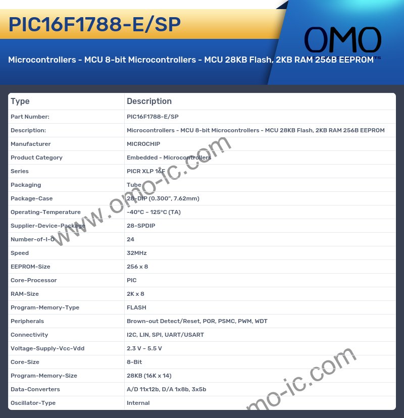 PIC16F1788-E/SP