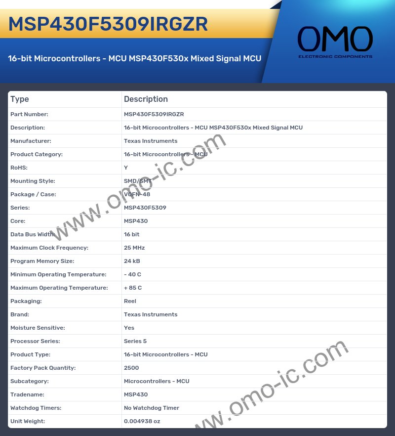 MSP430F5309IRGZR