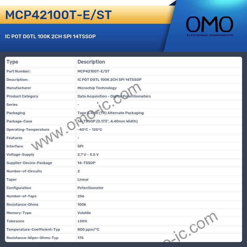 MCP42100T-E/ST