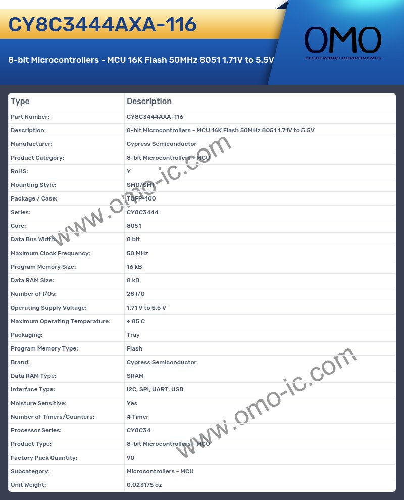 CY8C3444AXA-116