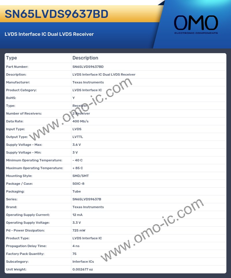 SN65LVDS9637BD