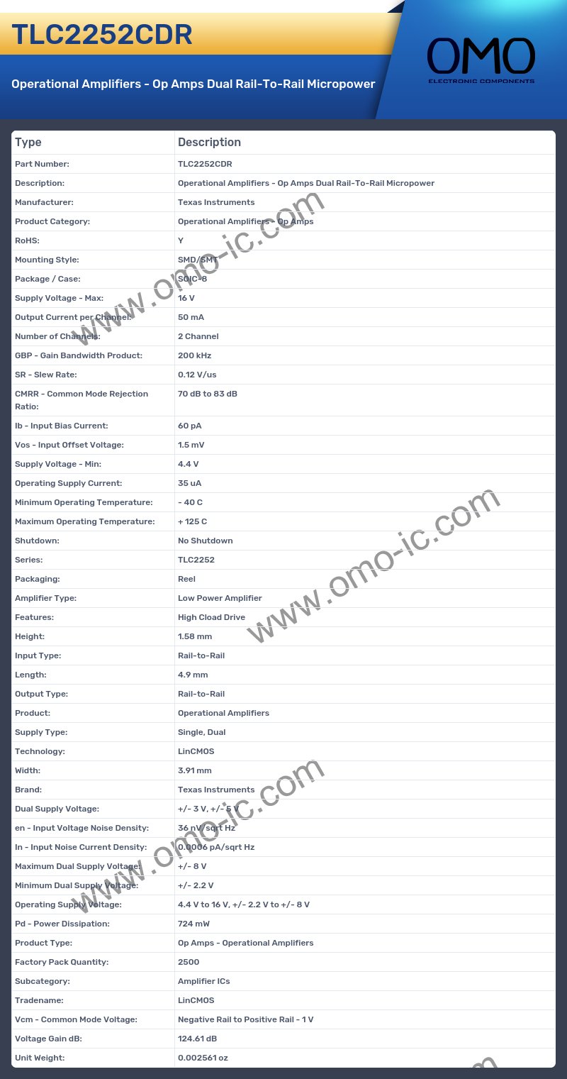 TLC2252CDR